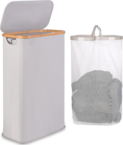 65L Slim Laundry Hamper, Narrow Laundry Basket