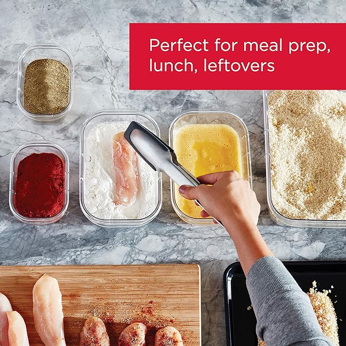 Rubbermaid Brilliance BPA-Free Airtight Food Storage Containers, 24-Piece Set