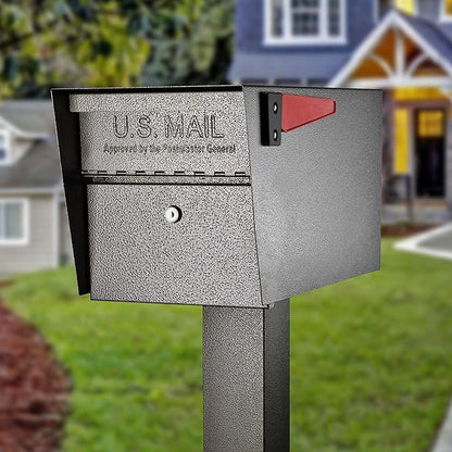 Mail Boss 7508 Curbside Mail Manager Security, Bronze Locking Mailbox