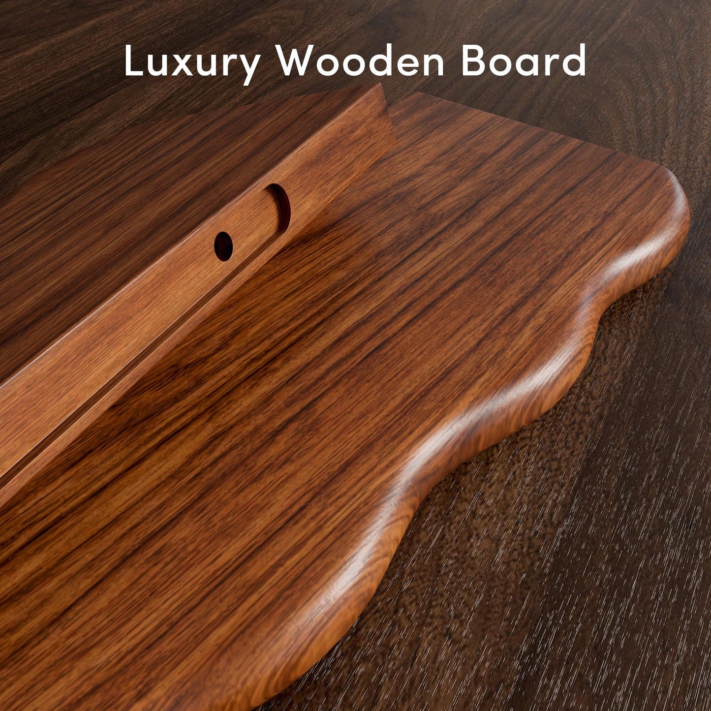 YUFLINX 24inch Walnut Finished Floating Shelves for Wall,Luxury Rustic Solid Pine Wood Shelf Bracket for Room Decor,Wall Mounted Hanging Shelves for Bedroom,Living Room, Set of 2
