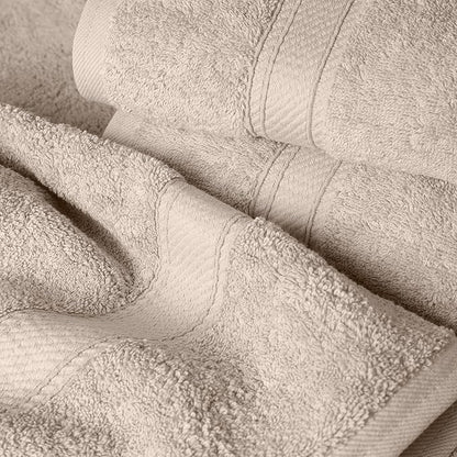 SUPERIOR Egyptian Cotton Pile 6 Piece Towel Set, Includes 2 Bath, 2 Hand