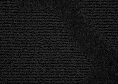 Garland Rug Quatro Black 5' x 7' Cut-Loop Trellis Area Rug –Soft, Comfortable, Stylish & Budget-Friendly Rug in a Beautiful Solid Black
