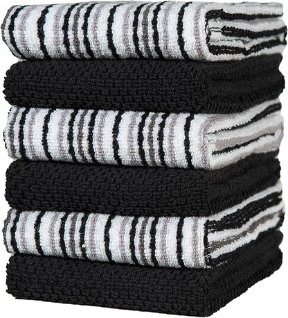 Popcorn Stripe Cotton Kitchen Towels