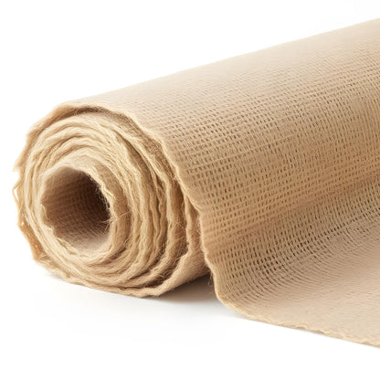 Barcelonetta | Burlap Fabric | Jute Cloth | Arts & Crafts, Home Decor, Outdoor Planters, Gardening | Rustic, Hessian, Croaker, Gunny Cloth (14" Wide, 6 Feet)