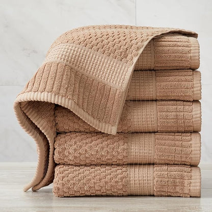 NY Loft 100% Cotton Hand Towel 6 Pack Hand Towel Set | Super Soft & Absorbent