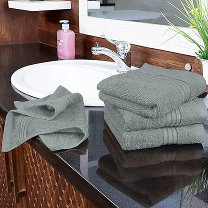 Utopia Towels Wash Cloths Set, 12 by 12 Inches, 100% Cotton Ring Spun, Highly