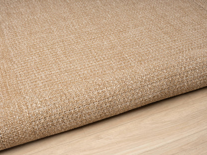 RUGGERRUGS Berry Easy Jute Indoor Outdoor Rug, 8x10 Neutral Bordered Jute Look, Weather Resistant, Easy Care, Lightweight Outdoor Farmhouse Carpet for Patio, Porch, Living Room(8' x 10', Natural)