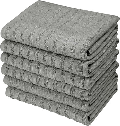 Premium Kitchen Towels | Large Cotton Dish Towels 400 GSM | Highly Absorbent