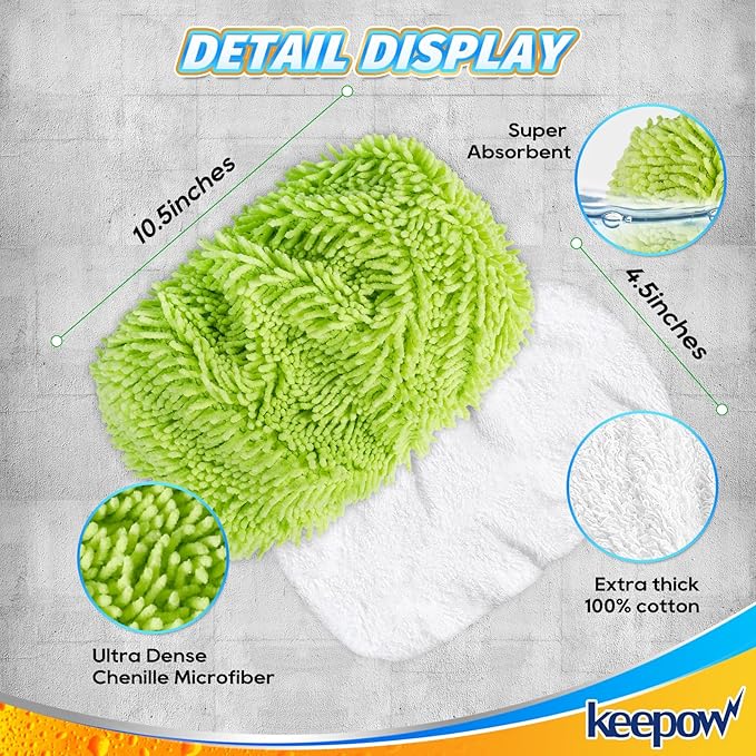 KEEPOW Reusable Dry Sweeping Cloths Compatible