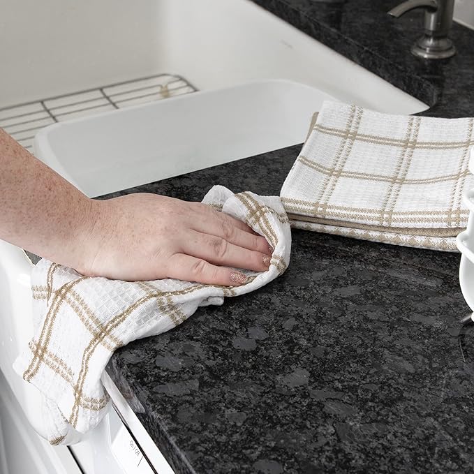 T-Fal Premium Waffle Dish Cloths: Highly Absorbent, Super Soft Long Lasting