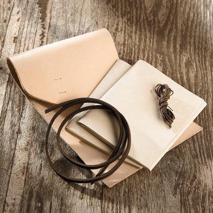 Realeather C4182-00 Journal Leathercraft Kit, 4.5" x 6", Natural, 1-Kit