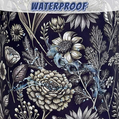 Vintage Floral Flowers Laundry Hamper Foldable Oxford Cloth Cute Laundry Basket