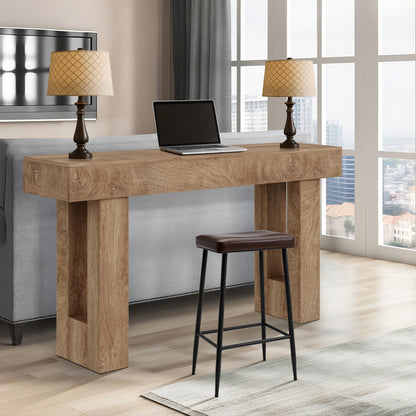 GarveeTech 63" Console Table for Entryway, Narrow Sofa Table Behind Couch, Wooden Hallway Table for Living Room, Foyer Entry Table