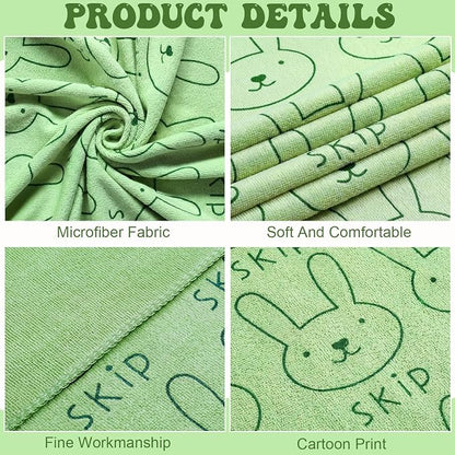 Peryiter 8 Pcs Dog Drying Towels Bulk 55'' x 28'' Pet Grooming Absorbent Microfiber Dog Bath Towels Quick Drying Puppy Bathing Towel for Small Medium Large Cats Pets Bathing Grooming (Green)