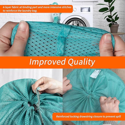 Polecasa Heavy Duty Diamond Large Mesh Laundry Bag