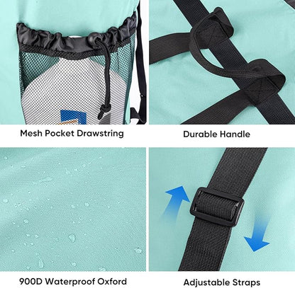 BALEINE 150L Laundry Bag Backpack, 900D Oxford Fabric Large Travel Laundry Bags