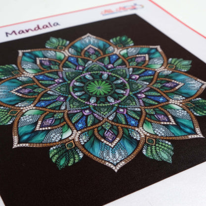 AllAboutEmbroideryUA Bead Embroidery kit Mandala AB-1001 Beaded Cross Stitch kit