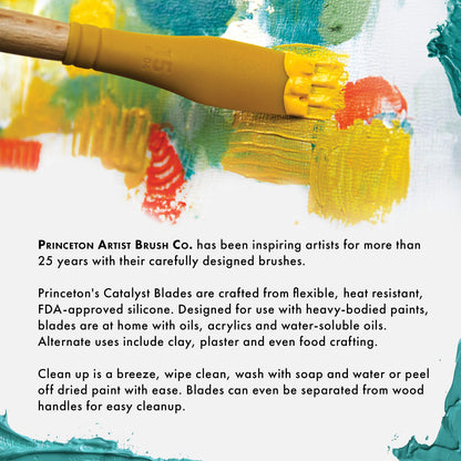 Princeton Catalyst Tools, Art Supplies for Texturizing and Moving Paint, Blade- 50mm, White