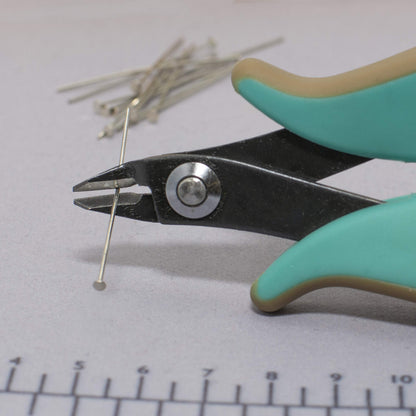 The Beadsmith Vintaj Semi-Flush Cutter – 5-Inches (127mm), Ergonomic Handle – Make Clean, Flush & Precise Cuts – Jewelry Making Tool for Creating Earrings, Bracelets & Necklaces