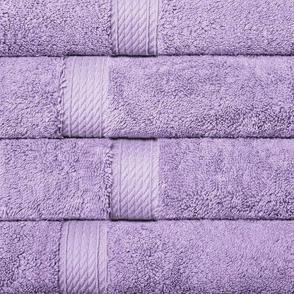 SUPERIOR Egyptian Cotton Pile Hand Towel Set of 4, Ultra Soft Luxury Towels