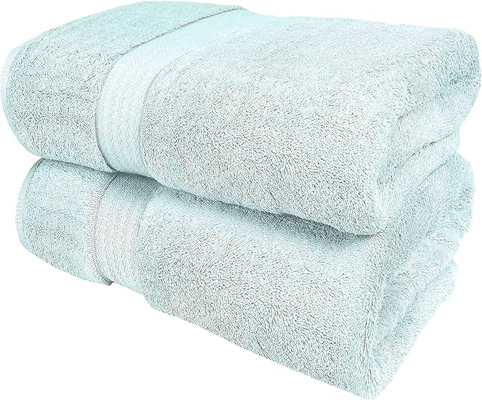 GLAMBURG 700 GSM Premium Oversized Extra Large Cotton Bath Sheet 35x70-100%