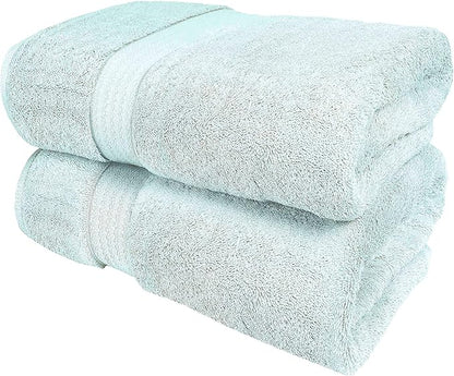 GLAMBURG 700 GSM Premium Oversized Extra Large Cotton Bath Sheet 35x70-100%