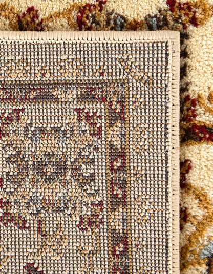 Unique Loom Voyage Collection Traditional Oriental Classic Intricate Design Area Rug (6' 0 x 9' 0 Rectangular, Ivory/Gold)