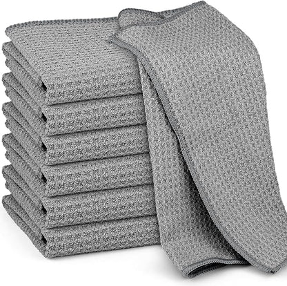 Microfiber Cleaning Cloth Waffle Weave