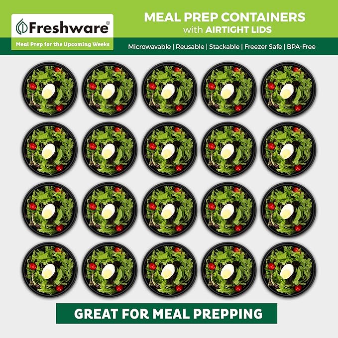 Freshware Meal Prep Containers