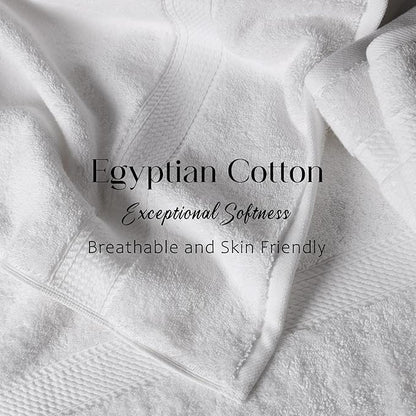 Superior Solid Egyptian Cotton Bath Towel Set