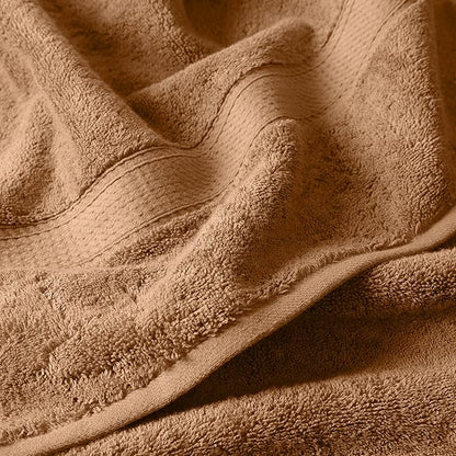 SUPERIOR Egyptian Cotton Pile 6 Piece Towel Set, Includes 2 Bath, 2 Hand