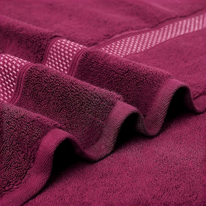 Fluffy Cotton Bath Towels Set650GSM, 2-Piece Set, Thickened and Enlarged