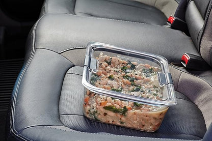 Rubbermaid Brilliance Large Food Storage Container, 9.6 Cup, Leak-Proof
