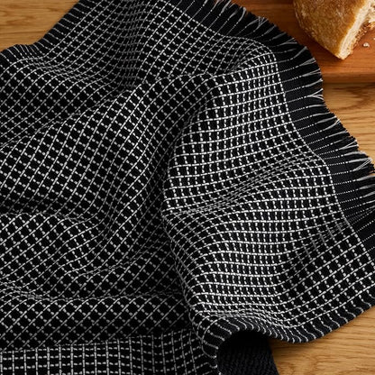 KitchenAid Gourmet Series Gridlines Kitchen Towels 3-Pack Set, 100% Cotton