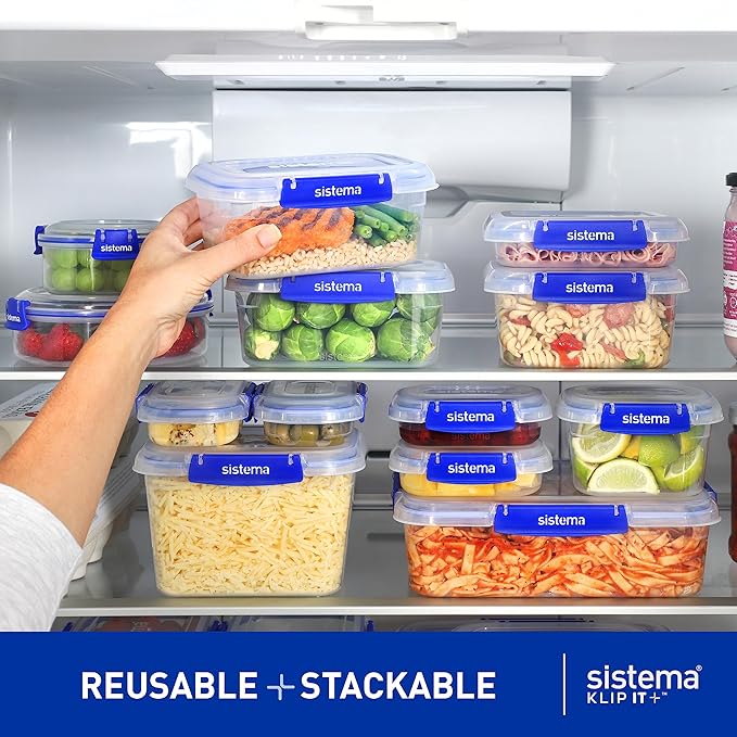 Sistema KLIP IT PLUS Leakproof Food Storage Containers 2.2 L, 1 L, 400 ml