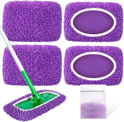 Reusable Mop Pads Compatible