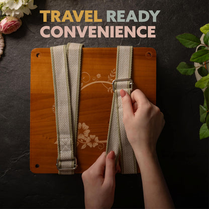 Flower Press Expansion & Accessory Kit (Press not included) - Extra Long Bolts, Silicone Washers, Travel Straps, Foam, Dessicant Boards, & Storage Bag - Professional Flower Pressing Accessories Set
