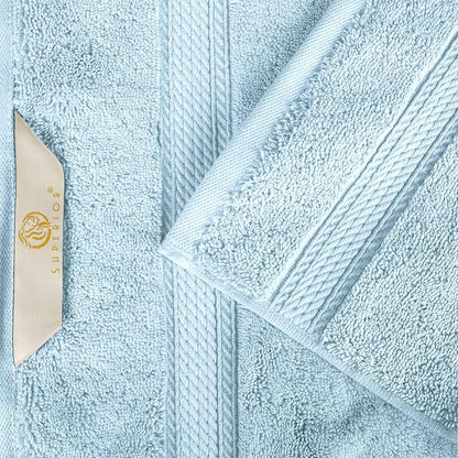 SUPERIOR Egyptian Cotton Pile Bath Sheet Set of 2, Ultra Soft Luxury Towels