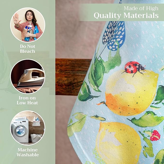 Maison d' Hermine Kitchen Towels Set of 3 100% Cotton 27.50" x 20" Reusable