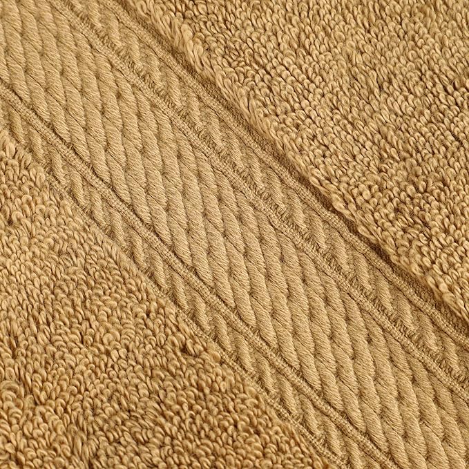 Superior Egyptian Cotton Pile Bath Towel Set of 4, Ultra Soft Luxury Towels