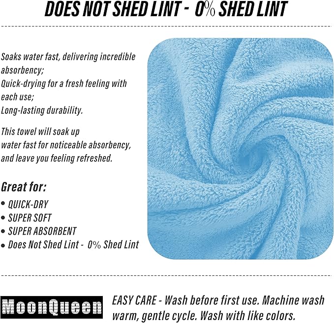 MOONQUEEN 18 Pack Premium Hand Towels