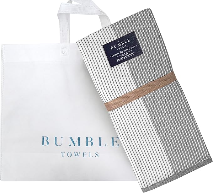 Premium Kitchen Towels | Large Cotton Dish Towels | Flat & Terry Highly