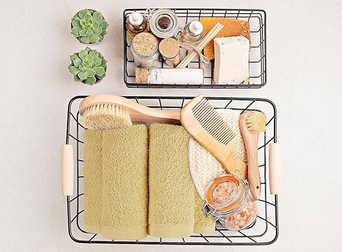Utopia Towels 24 Pack Cotton Washcloths Set, 100% Ring Spun Cotton, Highly