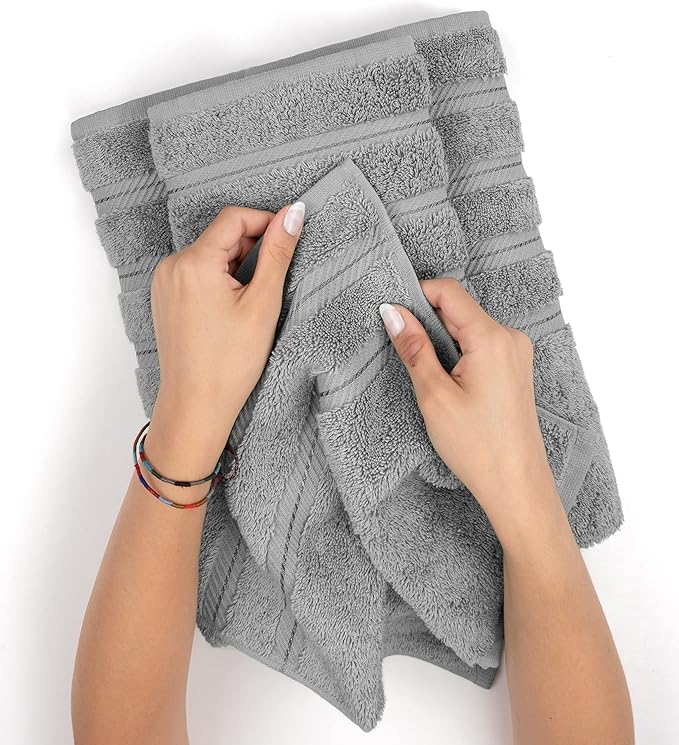 American Soft Linen Premium 3 Piece Towel Set, 1 Bath Towel 1 Hand Towel 1
