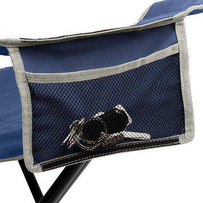 Coleman Big-N-Tall Camping Chair with Cup Holder & Side Pocket, Water-Resistant XL Outdoor Seat Supports up to 600 lbs, Great for Camping, Tailgating, Firepits, Patio, & More