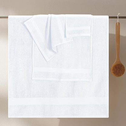 GLAMBURG Ultra Soft 8-Piece Towel Set