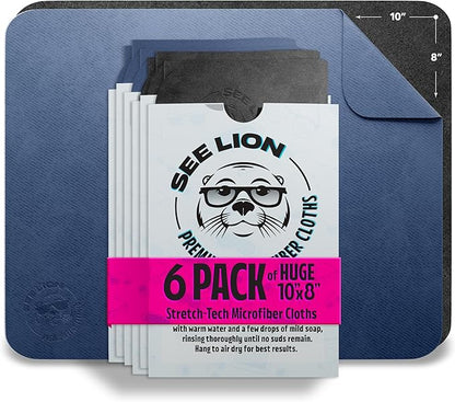 cellhelmet See Lion Swipes | Microfiber Lens Cleaning Cloths – Ultrasoft