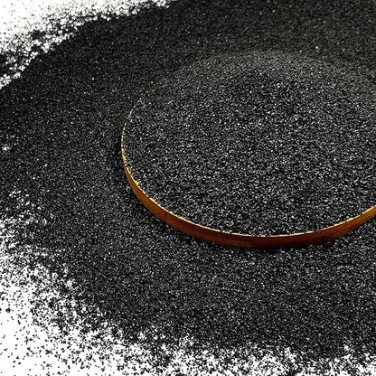 FANTIAN 10 lbs Black Aquarium Silica Sand. Decorative Aquarium Gravel Substrate for Fish Tank, Plants Potted, Fire Pits, Candle, Vase Filler and Crafts