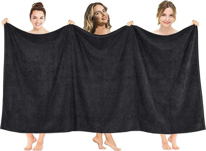 American Soft Linen 100% Cotton 600 GSM Turkish 40x80 Oversized Bath Towel Sheet
