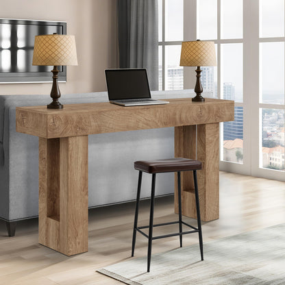GarveeTech 63" Console Table for Entryway, Narrow Sofa Table Behind Couch, Wooden Hallway Table for Living Room, Foyer Entry Table